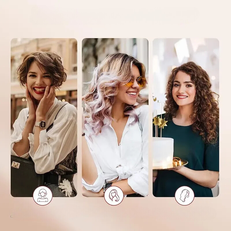 Curlflex - Dreier Barrel Keramik Haarrechler 5