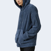 LUCKY | Kord Pullover mit Kapuze