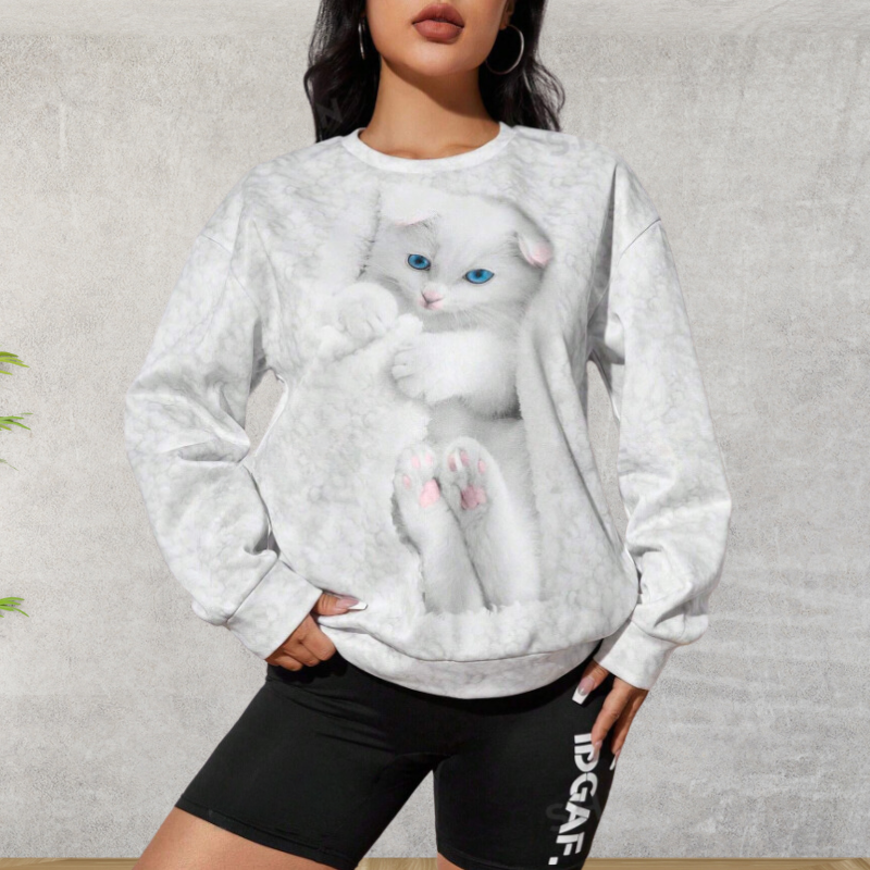 Marian | Modischer Pullover mit Tiermuster