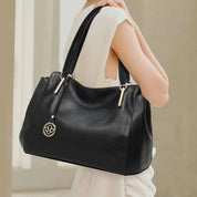 Damen-Tragetasche aus echtem Leder mit großem Fassungsvermögen 2