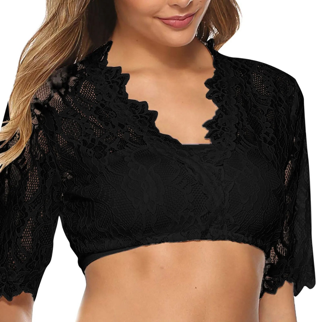 Damen Elegante Oktoberfest Dirndl Bluse 0