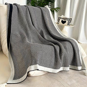 Damen Kuscheldecke Geometrisch Warm Acryl für Zuhause und Reisen 9