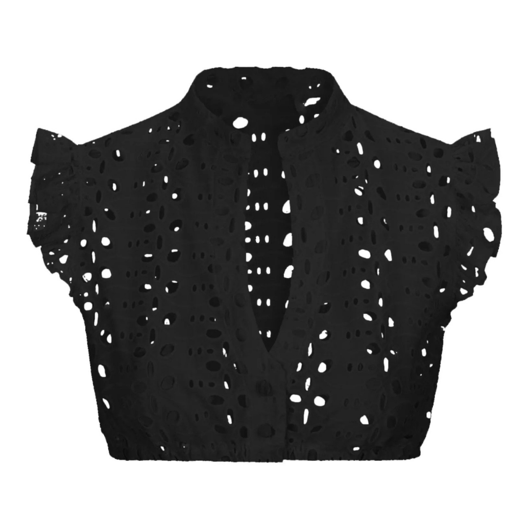 Damen Schwarz Oktoberfest Dirndl Bluse 0