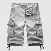  Herren -Frachtshorts - langlebige Baumwolle - Mehrere Taschen - Knielänge Casual Wear-4