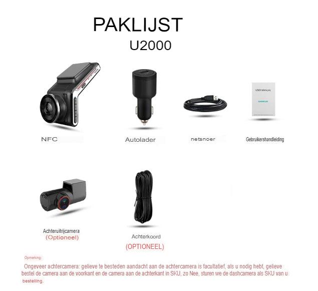 Dashcam 4K vorne & hinten | Nachtsicht & 24h-Parkmodus | DriveCam | F1.8 Linse 2