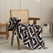 Decke für Zuhause aus hochwertigem Mikrofaser mit Jacquard-Strickmuster 5