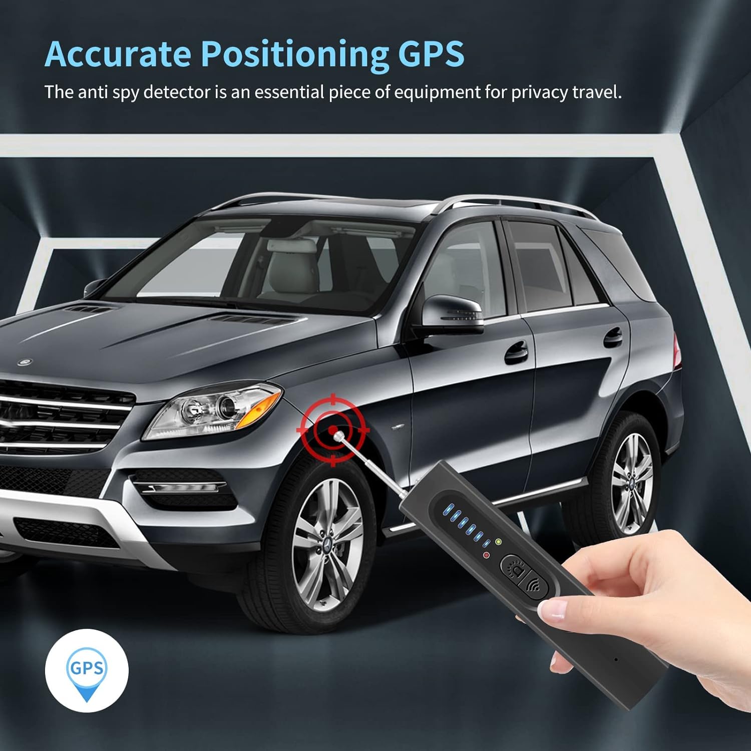 Detektor für versteckte Kameras (Militärqualität, mit integrierter HF- und GPS-Tracking-Erkennung) 5