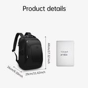 Diebstahlsicherer 15,6" Laptop-Rucksack für Herren – Wasserdichte Reise- und Schultasche 8