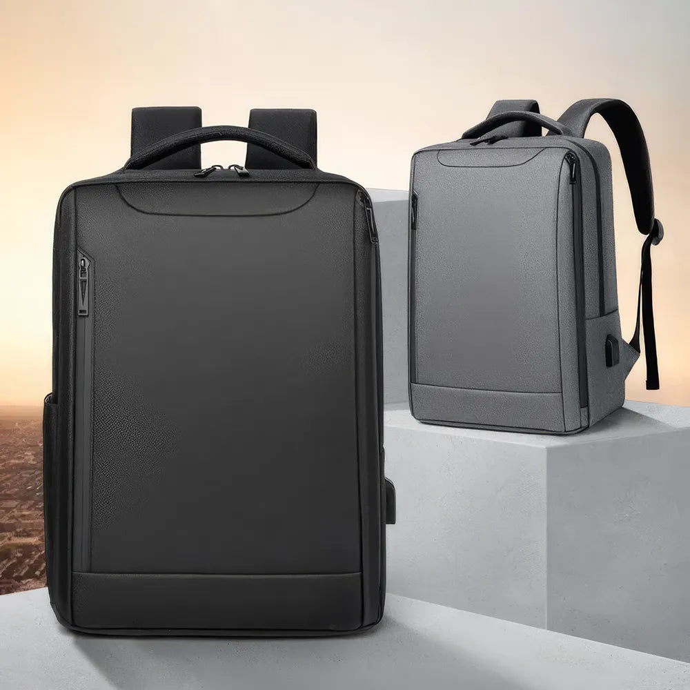 Diebstahlsicherer, wasserdichter Laptop-Rucksack mit USB-Ladefunktion 1