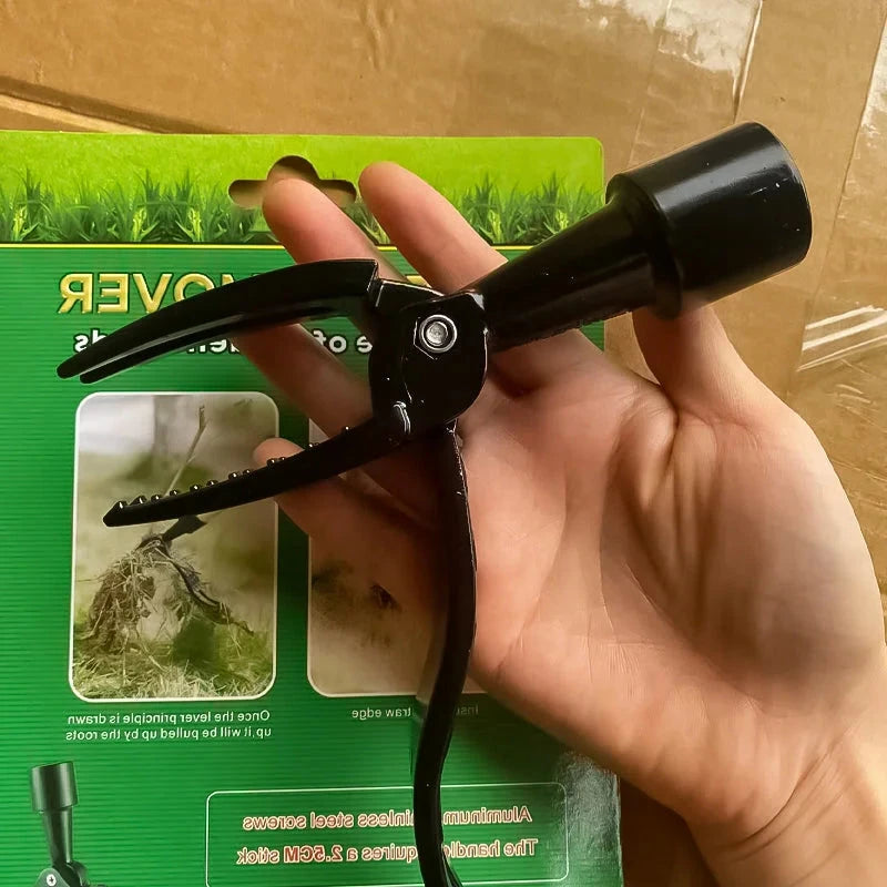 Edelstahl verstellbarer langer Griff abnehmbarer Unkrautabzieher 3