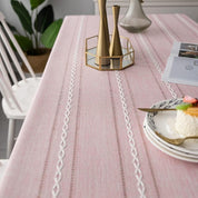 Elegante Tischdecke aus Baumwollleinen 2