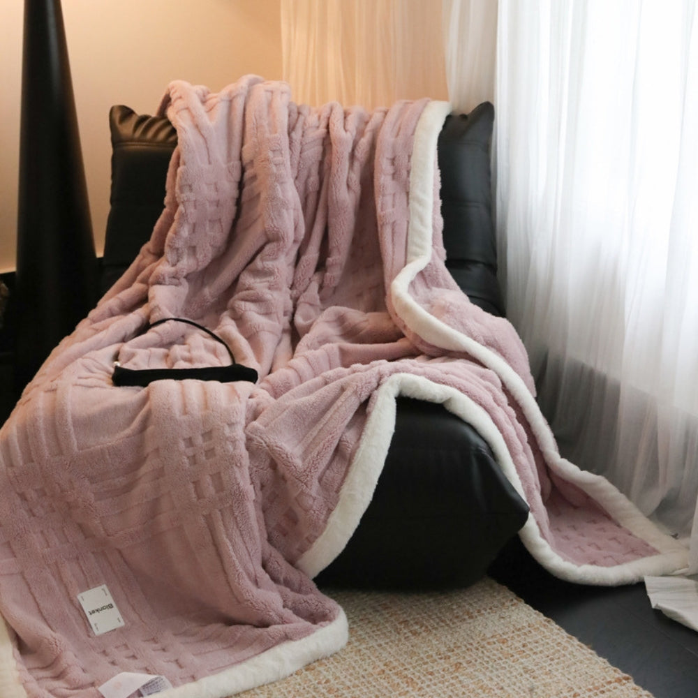 Elegante Winterdecke für Erwachsene aus weichem Mikrofaser-Material 1