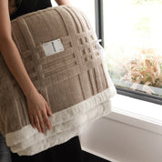 Elegante Winterdecke für Erwachsene aus weichem Mikrofaser-Material 5