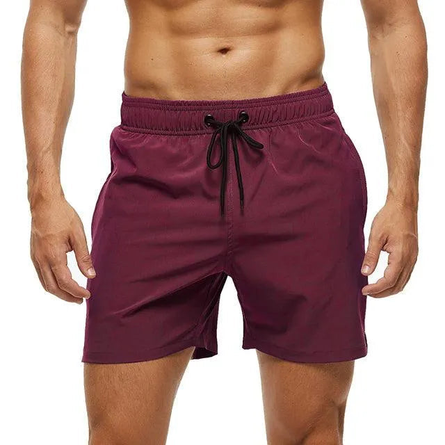  Gelegenheitsshorts von Männern - elastische Taille - Leichter atmungsaktiver Stoff - entspannte Passform-2
