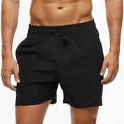  Gelegenheitsshorts von Männern - elastische Taille - Leichter atmungsaktiver Stoff - entspannte Passform-1