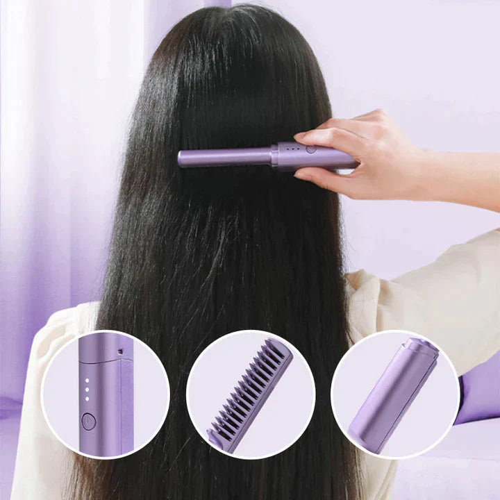 Sloan | 2-in-1 Electric Hair Styling Kamm | Salon-5