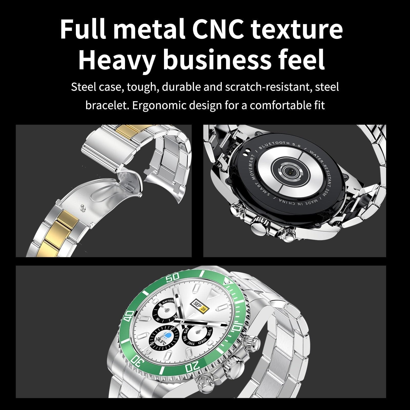 Focalex Multifunktional Bluetooth Smartwatch 4