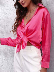 Karen I Classy Langärmelige Bluse für Frauen