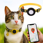 GPS-Tracker-Halsband für Katzen | Schnellverschluss, reflektierendes Design und langlebig für sichere Outdoor-Abenteuer 14