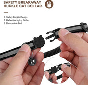 GPS-Tracker-Halsband für Katzen | Schnellverschluss, reflektierendes Design und langlebig für sichere Outdoor-Abenteuer 6