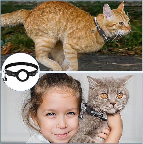 GPS-Tracker-Halsband für Katzen | Schnellverschluss, reflektierendes Design und langlebig für sichere Outdoor-Abenteuer 7