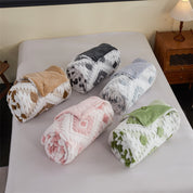 Gemütliche Geometrische Tagesdecke für alle Jahreszeiten aus Baumwolle-Polyester-Mischung 8