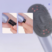 Glowspray Comb - Kopfmassaget mit Vibration und Haaröl Applikator 2
