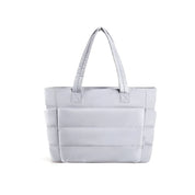 Große quadratische gesteppte Tragetasche 0