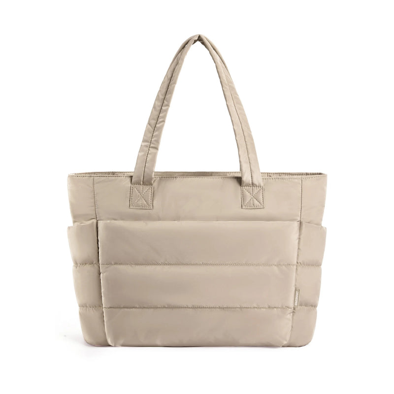 Große quadratische gesteppte Tragetasche 2