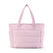 Große quadratische gesteppte Tragetasche 6