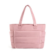 Große quadratische gesteppte Tragetasche 7