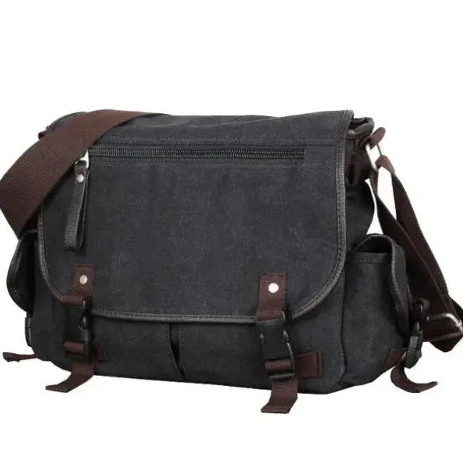 Joris | Canvas 14-Zoll Laptop Schultertasche