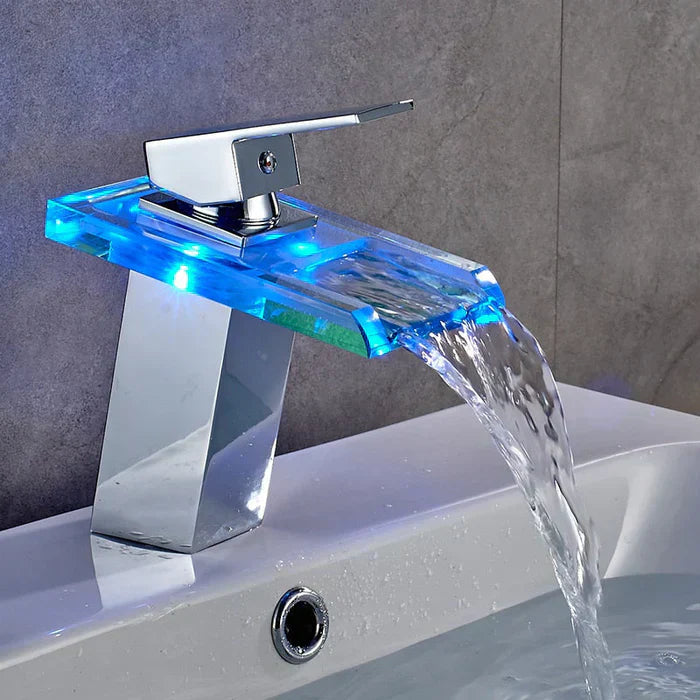  Wasserfallkran - intelligentem Temperaturindikator und eleganter Wasserstrom-2