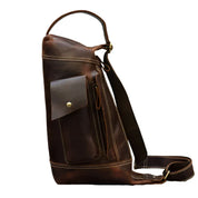 Zion | Retro Crazy Horse Leder Crossbody Sling Reisetasche