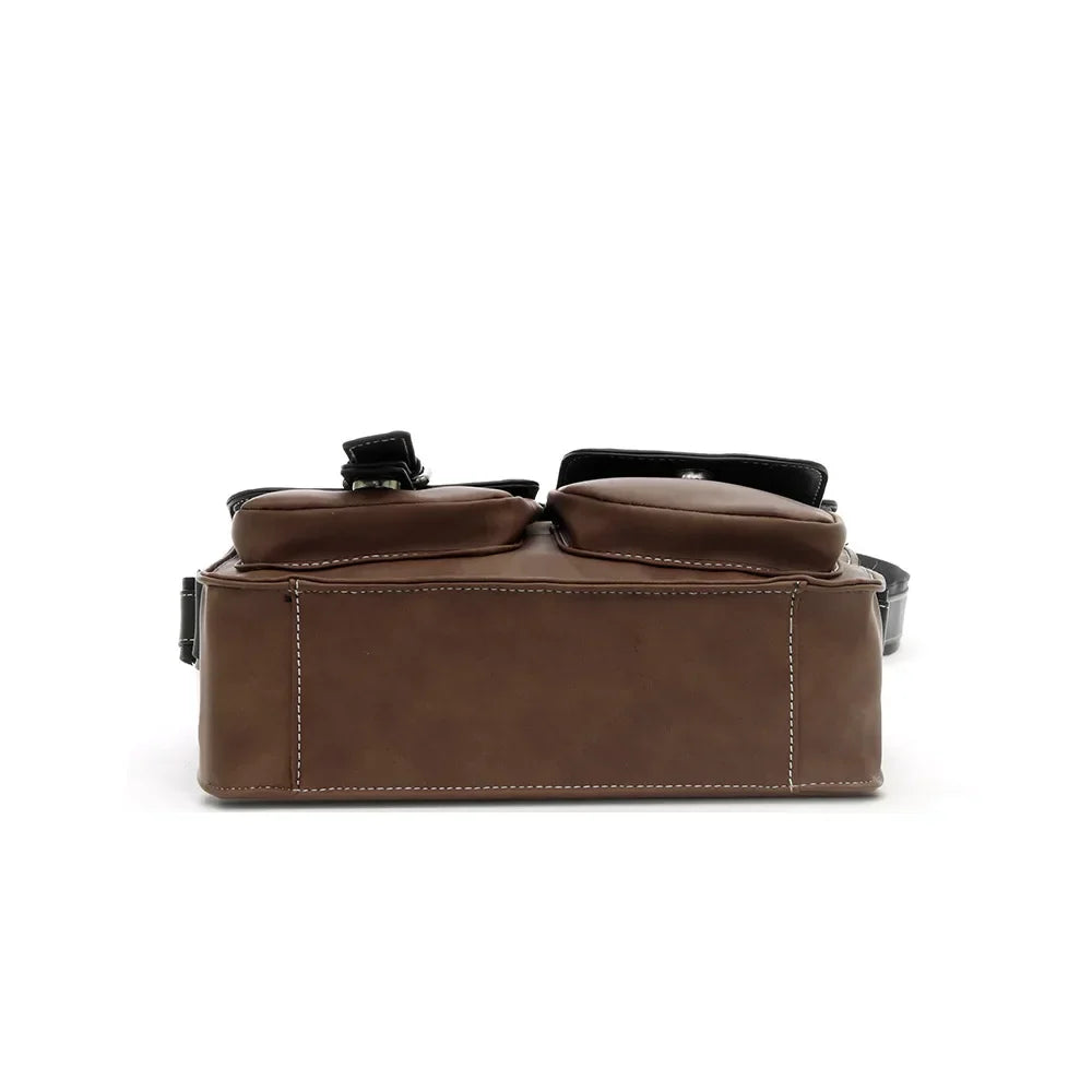 Lucas | Luxe PU Leder Crossbody Umhängetasche