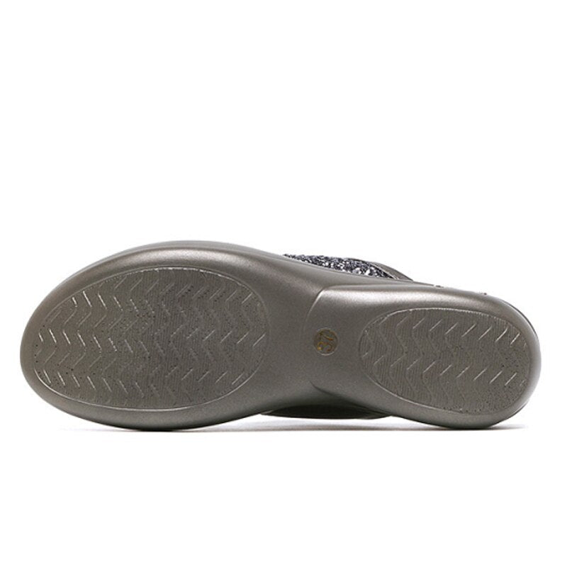 Emma | Offene Zehen Pantoffeln – Bequeme Damen Hausschuhe