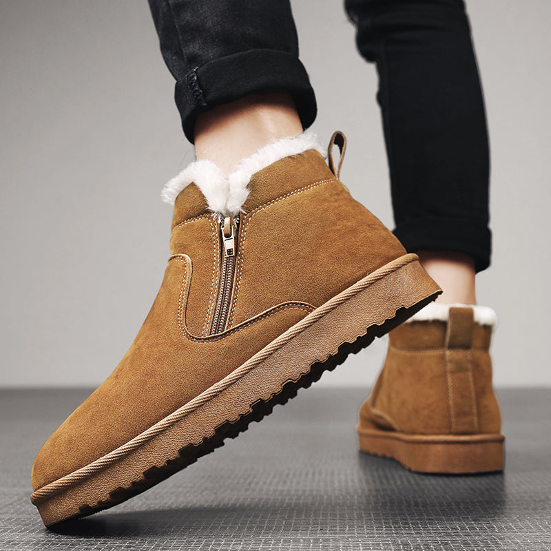 Emil | Bequeme Winterstiefel mit Reißverschluss und Wasserdichtem Fell