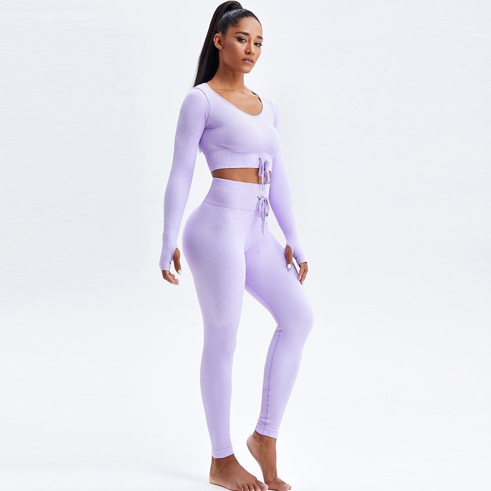 RIKKY | Ribbed Fitness Set