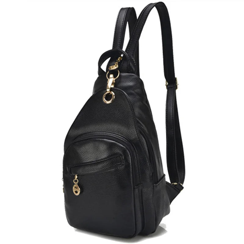 Nina | Damen Wasserfeste PU Leder Crossbody Sling Tasche Rucksack