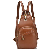 Nina | Damen Wasserfeste PU Leder Crossbody Sling Tasche Rucksack