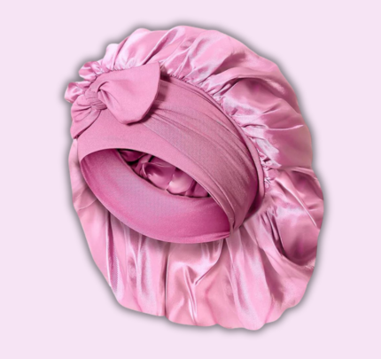 Silk Night Cap für ultimative Haarpflege | Word mit glattem und krausem Haar - Avaina-3