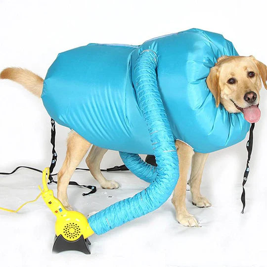 Haustier-Trockenjacke mit Warmluftfunktion 0