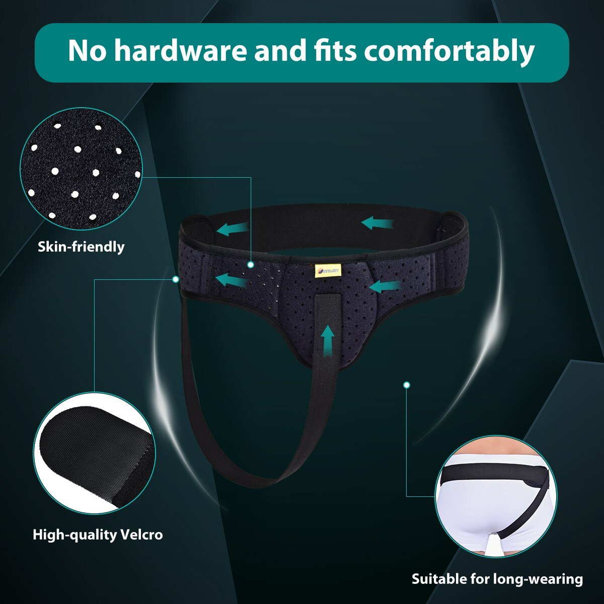 Herniengürtel - ultimative Unterstützungsklammer für aktive Individuen 2