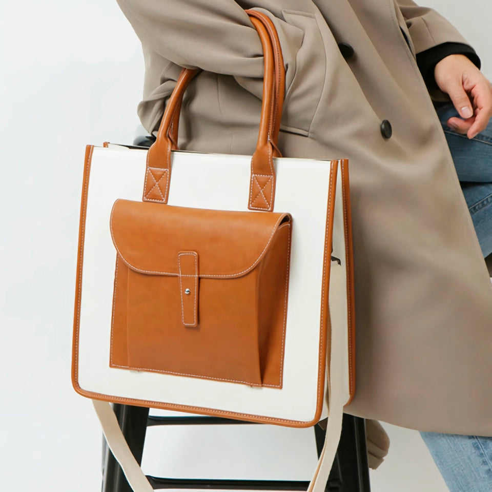 Herren-Business-Handtasche aus Leder – Umhängetasche mit großem Fassungsvermögen für 14-Zoll-Laptops 1