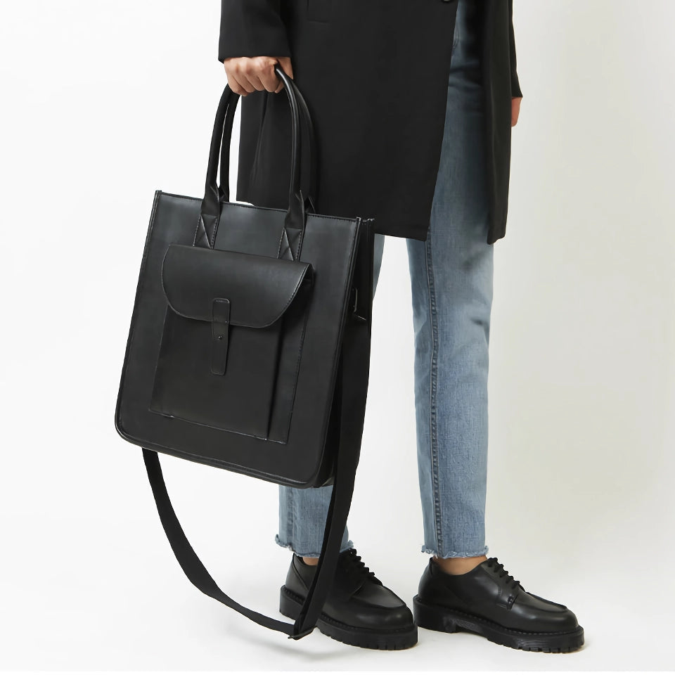 Herren-Business-Handtasche aus Leder – Umhängetasche mit großem Fassungsvermögen für 14-Zoll-Laptops 6