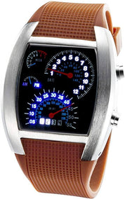 Herren -Tachometer -LED -Uhr 6