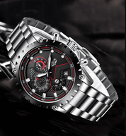 Herren Military Steel Watch 1