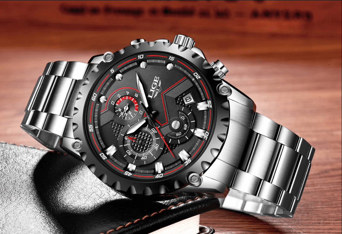 Herren Military Steel Watch 5