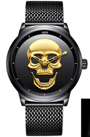 Herrenschädel Uhr 11