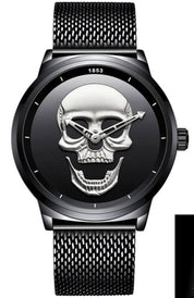 Herrenschädel Uhr 9